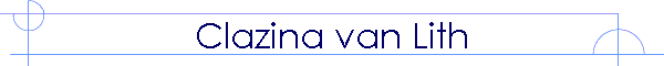 Clazina van Lith
