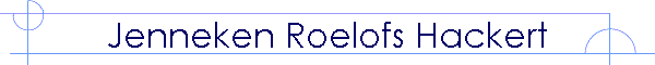 Jenneken Roelofs Hackert