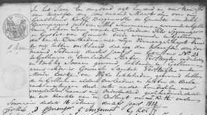 aangifte overlijden Herbert  Lambert Versteegh 1814..jpg (445425 bytes)