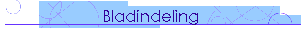 Bladindeling
